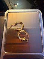 18k Gouden Versace Wokkel Creolen Oorbellen, Ophalen, Zo goed als nieuw, Goud, Hangers