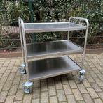 Hupfer RVS serveerwagen 50x80 cm professioneel, 100 liter of meer, Ophalen, Zo goed als nieuw, Transportkar