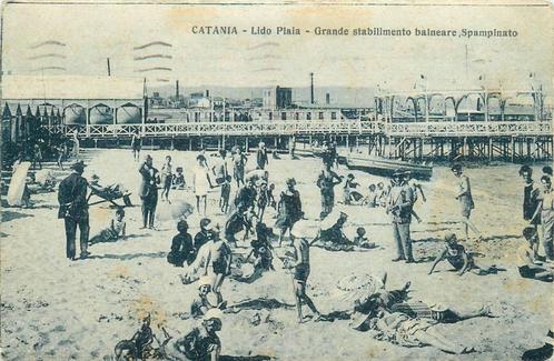 (701-465-023) Catania Lido Plaia, Verzamelen, Ansichtkaarten | Buitenland, Verzenden