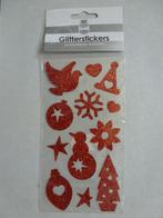 Glitter stickers glittersticker stickervel sticker vel Kerst, Diversen, Kerst, Nieuw, Ophalen of Verzenden