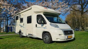 Camper - ideale indeling - grote garage - hefbed - Chausson beschikbaar voor biedingen