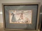 Twee antieke ansichtkaarten met zeezicht, Ophalen of Verzenden