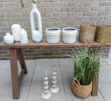 Decoratie vazen, bloempotten, kandelaars  beschikbaar voor biedingen