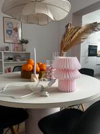 H&M tafellamp, papier, roze, incl stekker, Ophalen of Verzenden