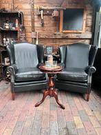 Super set chesterfield Oorfauteuils als nieuw!!, Chesterfield fauteuils, Ophalen of Verzenden, Zo goed als nieuw, 75 tot 100 cm