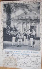 muziekgroep uit Napels op ansichtkaart - postkaart uit 1904, Verzenden, Voor 1920, Gelopen, Italië