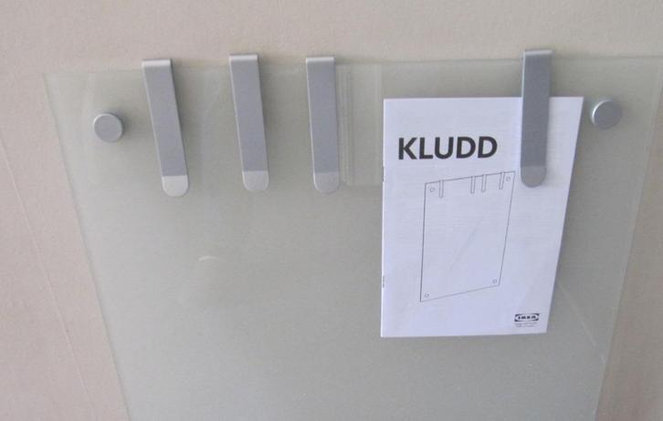 IKEA KLUDD glazen memobord incl. houder voor de marker, Huis en Inrichting, Woonaccessoires | Memoborden, Zo goed als nieuw, Overige typen