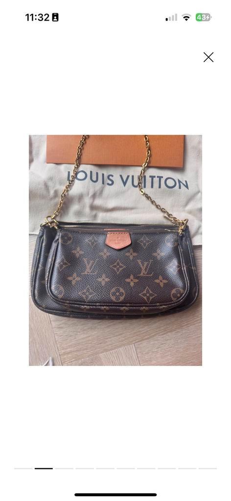 Louis Vuitton Multi pochette tas, Sieraden, Tassen en Uiterlijk, Tassen | Damestassen, Zo goed als nieuw, Schoudertasje, Bruin