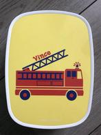 Broodtrommel 'VINCE' en Brandweerauto (Mepal) Lunchbox, Ophalen of Verzenden, Zo goed als nieuw