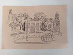 Lithografisch vignet 1949, Antiek en Kunst, Ophalen of Verzenden