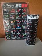 F1 2025 Bordje & Tumbler - Race Schema, Verzamelen, Automerken, Motoren en Formule 1, Ophalen of Verzenden, Nieuw, Formule 1