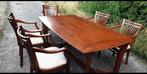 Schuitema jugendstil tafel en  bannink stoelen, Ophalen