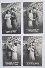 WO1 Duits - 4 Stuks Feldpost Ansichten Frivool & Lichtzinnig, Ophalen of Verzenden, Landmacht, Duitsland, Foto of Poster