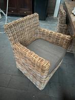 Rotan Stoelen 6x, Ophalen, Gebruikt, Bruin, Vijf, Zes of meer stoelen