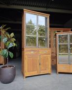 Stoere teakhouten buffetkast | Teakhout & Metaal #2160, Huis en Inrichting, Kasten | Buffetkasten, Niet ingevuld, Gebruikt, 100 tot 150 cm