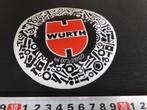sticker logo WÜRTH schroeven moeren bouten den bosch, Verzamelen, Ophalen, Zo goed als nieuw, Bedrijf of Vereniging