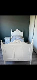 Bopita romantic bed met bijpassend nachtkastje, 85 tot 100 cm, Ophalen of Verzenden, Zo goed als nieuw, Matras