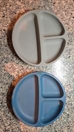 2 siliconen borden babyservies zgan, Ophalen of Verzenden, Zo goed als nieuw, Overige typen