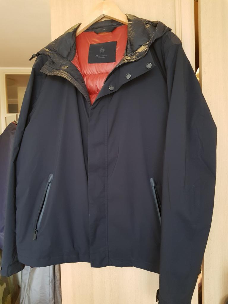 Massimo Dutti jas, Kleding | Heren, Jassen | Winter, Maat 52/54 (L), Zwart, Ophalen of Verzenden, Zo goed als nieuw