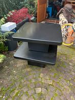 2 Zwarte Tafeltjes, Ophalen, Vierkant, Hout, 75 cm of meer