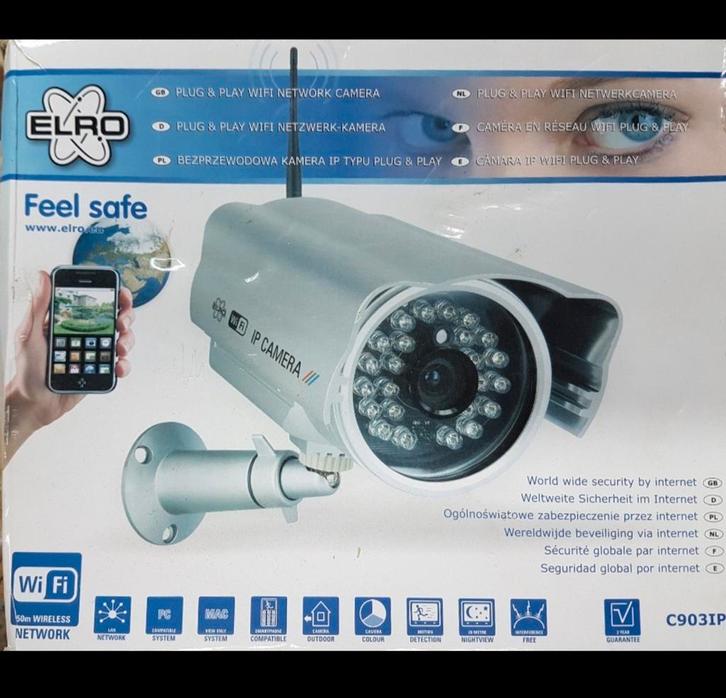 Elro bewakings camera, Audio, Tv en Foto, Videobewaking, Nieuw, Ophalen of Verzenden