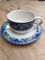 3x Kop en Schotel Royal Doulton Glen Ora, Ophalen of Verzenden, Zo goed als nieuw, Overige stijlen, Kop(pen) en/of Schotel(s)