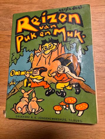 Reizen van Puk en Muk - Eerste Deel vintage kinderboek beschikbaar voor biedingen