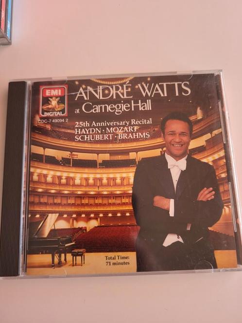 André Watts at Carnegie Hall - CD Klassiek, Cd's en Dvd's, Cd's | Klassiek, Gebruikt, Kamermuziek, Classicisme, Ophalen of Verzenden