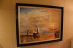 schilderij William Turner "The Fighting Temeraire"', Antiek en Kunst, Ophalen