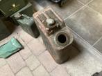 Oude jerrycan zink koperen emmers draadmanden melkbussen, Ophalen, Gebruikt
