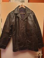 Bruine leren winterjas - Maat 54, Kleding | Heren, Bruin, Maat 56/58 (XL), Ophalen of Verzenden, Saki Puls