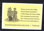 2205 Venlo STATIONSRESTAURATIE, Verzamelen, Suikerzakjes, Ophalen of Verzenden, Nederland