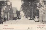 Lippenhuizen (Frl.) Buurt, Dorpsgezicht, Volk, gelopen 1902, Verzenden, Voor 1920, Gelopen, Friesland