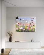 Bloemenveld Schilderij, Antiek en Kunst, Kunst | Schilderijen | Abstract, Ophalen of Verzenden