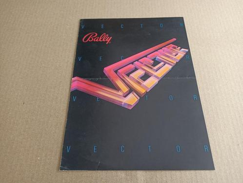 Folder: Bally Vector (1982) Flipperkast, Verzamelen, Automaten | Flipperkasten, Gebruikt, Elektronisch, Bally, Ophalen