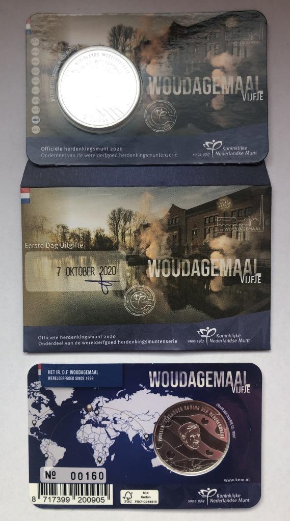 2020 COINCARD 5 EURO WOUDAGEMAAL VIJFJE *EDU*, Postzegels en Munten, Munten | Nederland, Losse munt, Euro's, Zilver, Ophalen of Verzenden