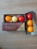 biljartballen, 6 stuks., Ophalen of Verzenden, Zo goed als nieuw, Keu of Ballen