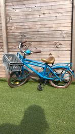 Alpina Cargo fiets, blauw, 16 inch. Met nieuwe banden!, 16 tot 20 inch, Alpina, Gebruikt, Zijwieltjes