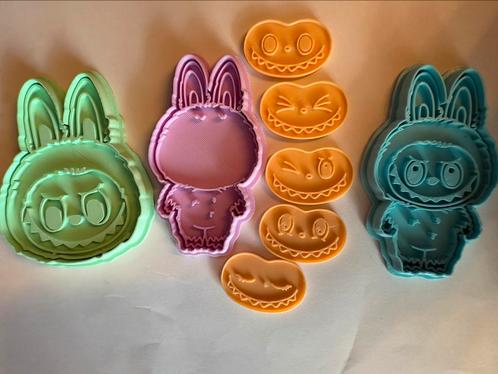 Labubu cookie cutters, Hobby en Vrije tijd, Taarten en Cupcakes maken, Nieuw, Versiering, Taarten of Cupcakes, Ophalen of Verzenden