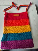 Zelfgehaakt schoudertasje regenboog, Sieraden, Tassen en Uiterlijk, Ophalen of Verzenden, Nieuw