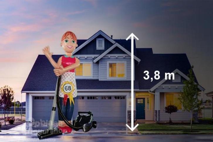 Sarah pop met stofzuiger huren, landelijke bezorging mogelij, Hobby en Vrije tijd, Feestartikelen | Verhuur, Zo goed als nieuw