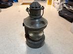 Authentieke Zinken Scheepslamp / Toplicht – Glas 100% Intact, Ophalen of Verzenden