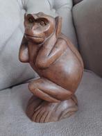 Oude Houtgesneden Aap, Antiek en Kunst, Ophalen of Verzenden