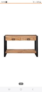Mangohouten Sidetable - 120cm breed, Huis en Inrichting, Tafels | Sidetables, 100 tot 150 cm, Ophalen of Verzenden, Zo goed als nieuw