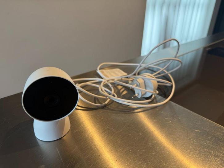 Google Nest Indoor Camera (Gen 2) - 1 stuks, Audio, Tv en Foto, Videobewaking, Gebruikt, Binnencamera, Ophalen of Verzenden