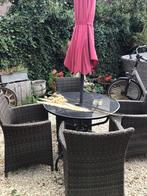 Tuinset, Tuin en Terras, Tuinsets en Loungesets, Ophalen, 4 zitplaatsen, Kunststof, Eettafel
