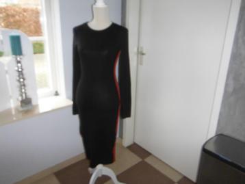 nieuwe zwarte jurk met gekleurde bies, Zara Trafaluc, mt S beschikbaar voor biedingen