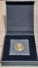 Herslag 10 Gulden Kom. Wilhelmina 1892 Verguld, Postzegels en Munten, Penningen en Medailles, Ophalen of Verzenden, Overige materialen
