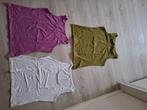 3 mouwloze tops maat 46 van Zeeman groen, wit en paars, Overige kleuren, Zeeman, Maat 46/48 (XL) of groter, Ophalen of Verzenden