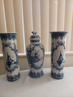 kaststel Delftsblauw set van 3, Antiek en Kunst, Verzenden
